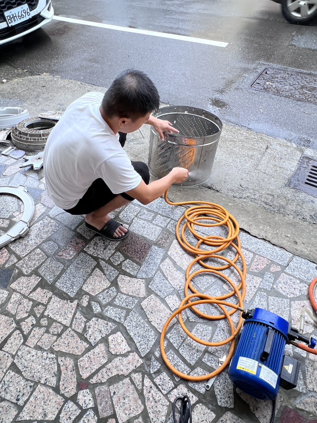 洗衣機拆解清潔